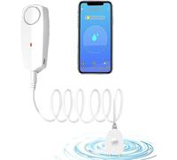 Water Alarm Sensor, WiFi Water Leak Detector, Overflow Flood Leakage Alerts, Remote Monitor