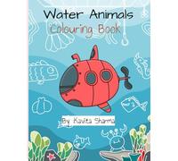 Water Animals: colouring book