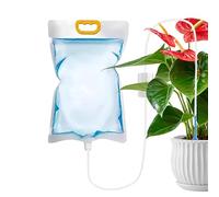Water Bags, Automatic Drip Irrigation, Adjustable Water Dispenser, 3.5L Reservoir with 39.3 Inch Tube, Self-Watering Solution for Flower Pot Gardening and Bonsai Care, 16.14x9.84 inches
