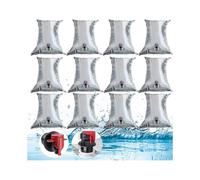 Water Bags Pack Of 12 10l Foldable Water Canister Water Bag with Tap Aluminized Bib Sterile Emergency Water Bag Emergency Preparedness Bag Drinking Wa