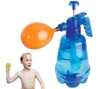 Water Balloon Pump - Air and Water Balloon Inflator with 500 Latex Balloons, Handheld Quick Filler For Outdoor Fight Games, Kids Summer Party Supplies, Backyard Beach Garden Fun Activities and F