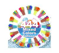 Water Balloons for Kids Girls Boys Balloons Set Party Games Quick Fill 444 Balloons for Swimming Pool Outdoor Summer Funs Zekai