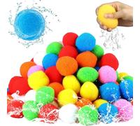 Water Balls 60 Pieces Soft Fun Colorful Soakers Comfortable Beach Entertain