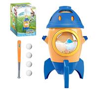 Water Baseball, Rotating Interactive Sprinkler Toy, Fun Summer Water Game, Leak-Resistant Design, Easy Hose, Ideal for Girls, Boys, Backyard, Lawn, Outdoor Activities, Red/Orange