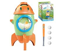Water Baseball Sprinkler Toy, Rotating Interactive Summer Water Game for Kids, Backyard Pool Party Splash Activity, Outdoor Lawn Fun Sports Toys for Hot Weather Play and Cooling Off
