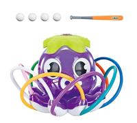 Water Baseball Sprinkler Toy, Rotating Interactive Summer Water Game for Kids, Backyard Pool Party Splash Activity, Outdoor Lawn Fun Sports Toys for Hot Weather Play and Cooling Off