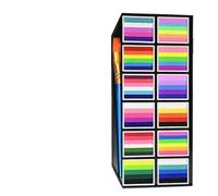 Water Based Face Paint Set - Washable Makeup Kit 22.1x10.4cm, Long Lasting 12 Grid Box | Brushes Markers Festival Sports Theater Cosplay Girls Women Halloween Party Creative Fun Present