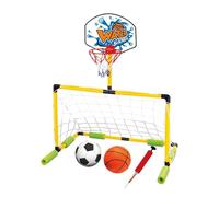 Water Basketball Hoop, 2 en 1 Floating Ball Scoring Game Set, Outdoor Floating Soccer And Basketball Hoop For Kids Adults Beach Summer Backyard Camping Lake Party Pool Water Recreation Fun Use