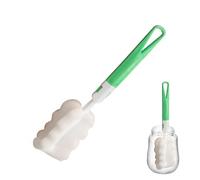 Water Bottle Cleaning Brush, Long Handle Scrubber for Cups & Small Bottles, Ergonomic Sponge Brush for Deep Cleaning, Reusable Bottle Washer for Home, School & Restaurant