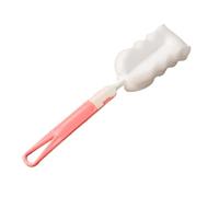 Water Bottle Cleaning Brush, Long Handle Scrubber for Cups & Small Bottles, Ergonomic Sponge Brush for Deep Cleaning, Reusable Bottle Washer for Home, School & Restaurant
