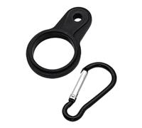 Water Bottle Clip - Secure Non-Slip Carabiner | Silicone Canteen Holder | Portable Aluminum Alloy Flexible Grip For Outdoor Hiking Cycling Traveling Walking Climbing Mountaineering Beverage Be
