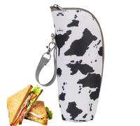 Water Bottle Cover, Insulated Bottle Sleeve, Drinking Cup Holder, Neoprene Padding Design, Stretch Fit Material, Portable Grip Handle, Perfect for Travel, Hiking, Gym, School, Fitness, Home, 12x8x23cm