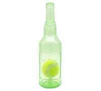 Water Bottle Dog Toy - Portable Puppy Chew Squeaky Cruncher, Interactive Play Accessory | Long lasting Bite Resistant Pet Chewing Toy Bottle with Ball for Aggressive Chewers Fun Entertainment Ejercise