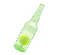 Water Bottle Dog Toy - Portable Puppy Chew Squeaky Cruncher, Interactive Play Accessory | Long lasting Bite Resistant Pet Chewing Toy Bottle with Ball for Aggressive Chewers Fun Entertainment Exercise