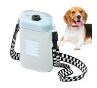 Water Bottle for Dogs with Poop Bag Holder, Portable Water Bottle for Dogs, Dog Walking Accessories with Water Dispenser, Dog Water Bottle for Outdoor Walks, Travel Dog Water Dispenser