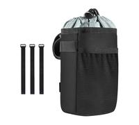 Water Bottle Holder for Bike with Adjustable Strap, Mount Drink Pouch for Kids or Adults, Accessory for Mountain Road Cycling, or Outdoor Sports Riding 16.5x9x6cm