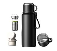 Water Bottle Insulated, Leak-Proof Stainless Steel Cup, Travel Mug with Double Wall Vacuum, Outdoor Hiking Camping Gear, Family Hydration Container, Portable Daily Car Commuting Drink Flask