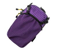 Water Bottle Sling Carrier, Phone Holder Strap, Portable Sleeve Pouch, Hands and Shatterproof Design, ideal para Gym Travel Hiking Camping Sports Bikes Backpack, 18,5 x 10 cm, morado, Se référer au