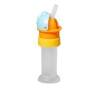 Water Bottle Spout - Reusable Spill Proof Detachable Lid With Straw | Water Bottle Toppers For Kids | Hydration Sports Office Cart Delivery Drink Juice Milk | 11.2x5x5cm PP 50g Ƒlip Top Adapter