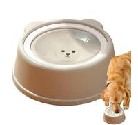 Water Bowl for Cats, Spill Proof Dog Dish, Slow Water Feeder, Non Slip Feeding Dispenser, Portable Container for Dogs, Cats, Animals, Pet Watering Solution for Home and Travel
