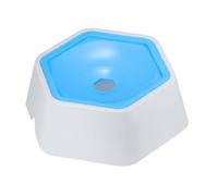 Water Bowl, Puppy Spill Proof Feeder, Anti Slip Dispenser Base, Clutter Free Drinking Tool, Pet Bowl, Excellent for Indoor, Outdoor, Travel, Crate, Car, Home, 9.17x7.72x3.15 Inches