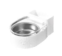 Water Bowls For Cats - Toilet Shaped Dish | Funny Raised Automatic Flow Water Bowl For Cats and Small Dogs, Cute Pet Drinking Dish Feeding At Home, Bathroom, Living Room, Kitchen Or Corner