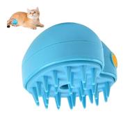 Water Brush for Cats - Heart Shaped Rechargeable Spritz Comb, Pet Steamer Spray Massage Brush for Long Short Hair, Shedding Cleaning Grooming Tool, Home Salon Cat Grooming Accessory