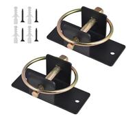 Water Bucket Hooks - Strong And Reliable Grain Hanger Bracket With Pin | Space-Saving Design Locking Pin Bucket Hanger | For Stall Stable Barn Fence Kennel Tractor Horse Livestock