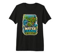 Water Change First Cuidado Acuario Camiseta Premium