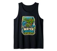 Water Change First Cuidado Acuario Camiseta sin Mangas