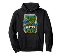 Water Change First Cuidado Acuario Sudadera con Capucha