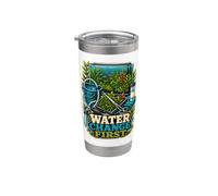 Water Change First Cuidado Acuario Vaso térmico de acero inoxidable de doble pared