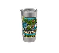 Water Change First Cuidado Acuario Vaso térmico de acero inoxidable de doble pared