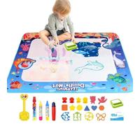 Water Coloring Mat, Reusable Drawing Pad, Early Learning Painting Matte , Educational Art Supplies for Doodling, Writing Kids, Preschool, Travels, Playroom, Daycare, 39,37 x 31,5 pulgadas