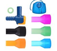 Water Connector -Bite Valve Replacement | Valve Replacement, Silicone Mouthpiece Spout Kit For Hydration Bladder Reservoir, Leakproof Connector For Backpacking, Camping, Hiking, Biking, Hunting, Outdo