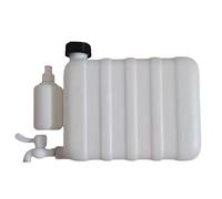 Water Container - Water Carrier with Tap | No Leakage Watier Storage | Portable Watter Jug with Handle, Foldable Camping Tank for Outdoor, Hiking, and Travel Use