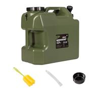 Water Containers with Spigot, 4,8 Galones Storage Carrier, Multifunction Pe Green Drink Tank, Portable and Heavy-Duty for Camping, Hiking, Picnic & Bbq Use