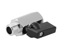 Water Cooling Valve Water Ball Valve G1 4 Threads Cooling Valves Internal Thread Silver Water Cooling Valve for Computer Water Cooling System