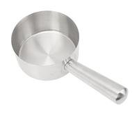 Water Dipper with Handle, Soup Scoop Water Ladle, Stainless Steel Soup Ladle, Watering WaterScoop for Gardening Bathroom Kitchen, 3.15inch (Diámetro de tamaño pequeño: 6,5 pulgadas.)