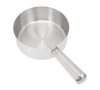 Water Dipper with Handle, Soup Scoop Water Ladle, Stainless Steel Soup Ladle, Watering WaterScoop for Gardening Bathroom Kitchen, 3.15inch (Diámetro de tamaño grande: 8,1 pulgadas.)