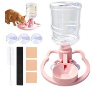 Water Dispenser for Cats | Non-Slip Anti-Tip Suction Cup Battery Free Pet