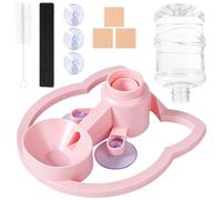Water Dispenser For Dogs - Non-Slip Anti-Tip Suction Cup Battery Free Pet