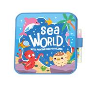 Water Doodle Book, Reusable Drawing Pad With Pen, Free Col