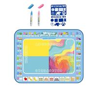 Water Doodle Mat For Kids - Fabric Drawing Pad Set, 44x32cm - Free Colorings Toys For 3-8 Years With
