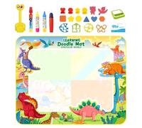 Water Doodle Mat | Water Drawing Mat for Toddler | Reutilizable Toddler Water Drawing Mat, Kids Water Writing Pad, 39,37x31,5 pulgadas Educational Water Drawing Mat for Kids Learning