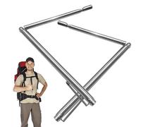 Water Dowsing Rods - 15CM (5.90inch) Telescopic Brass Dowsing Rods 2PCS,Ghost Hunting Tools, Energy SeekingRods, Rem Pod Ghost Hunting Equipment For Indoor Outdoor