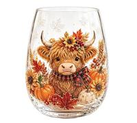 Water Drinking Glasses, Funny Harvest Table Decor, Clear Kitchen Water Cup | Fall Drinking Cups Liquor Glasses for Home Office Farmhouse Dorm Restaurant Party Holiday Thanksgiving