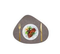 Water Droplet Shape Table Washable Placemats,Heat Resistant Wedge Pads, Waterproof Non-Slip Easy To Clean Place Mat Manteles Individuales(Color7,1 Pcs)