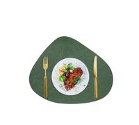 Water Droplet Shape Table Washable Placemats,Heat Resistant Wedge Pads, Waterproof Non-Slip Easy To Clean Place Mat Manteles Individuales(Color9,4 Pcs)