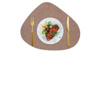 Water Droplet Shape Table Washable Placemats,Heat Resistant Wedge Pads, Waterproof Non-Slip Easy To Clean Place Mat Manteles Individuales(Color10,4 Pcs)